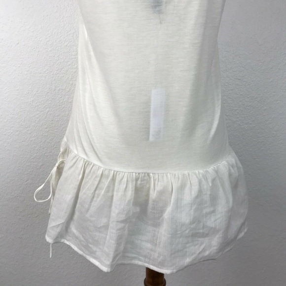 Chelsea 28 Linen Blend Ruffed Tank Top - Picture 10 of 11